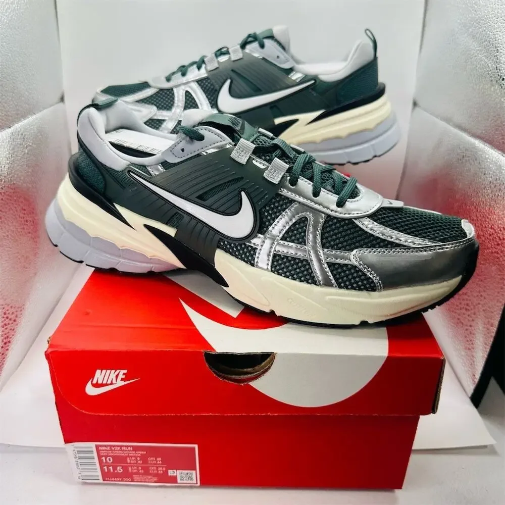 Nike V2K Run 'Vintage Green' Running Sneakers Low Top  | Men's Size 10 US | New